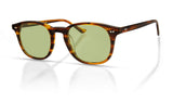 Carter acetate sunglasses in Classic Tortoise Mint Green by Denon Eyewear New York, side view