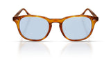Carter acetate sunglasses in Honey Tortoise Light Blue by Denon Eyewear New York, front view