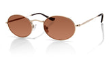 Jo shiny gold brown side