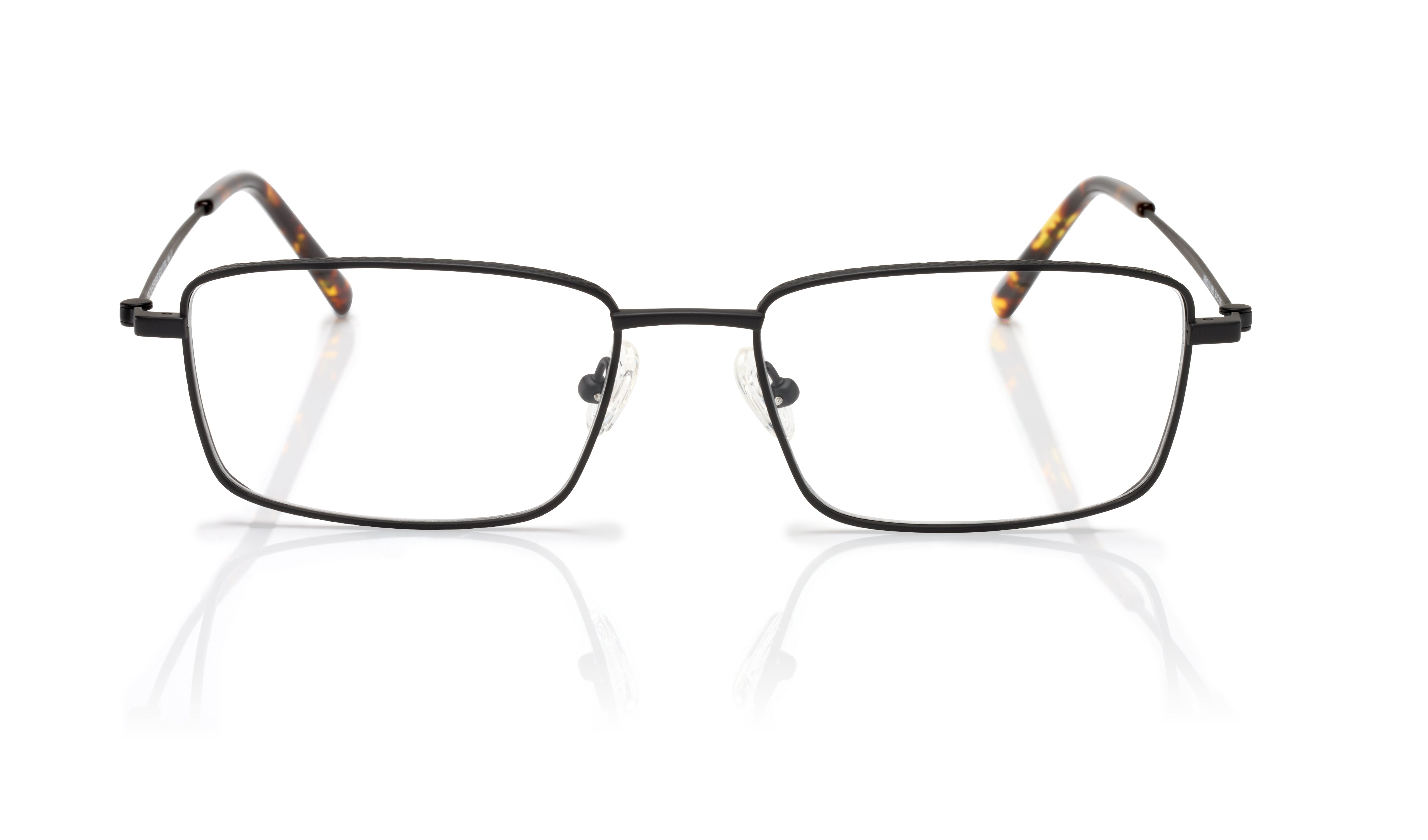 Arnold titanium optical frame in MBK, matte black finish