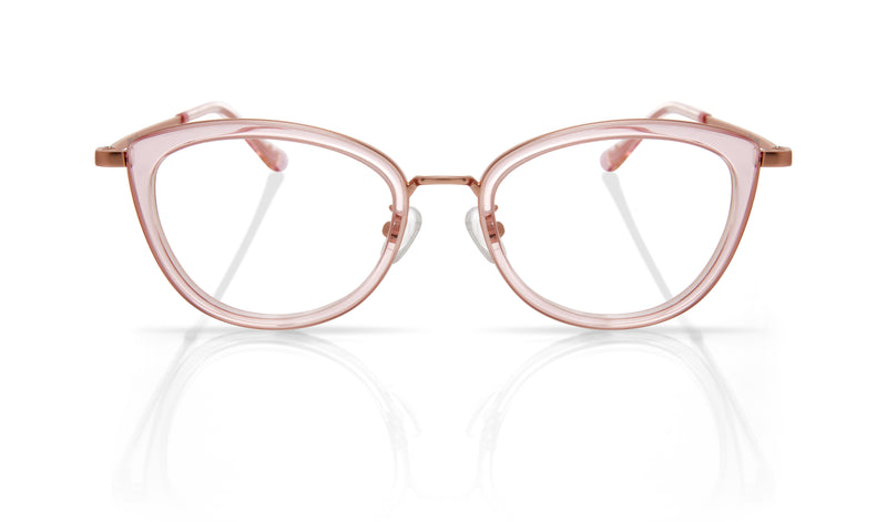 Cleo translucent pink front