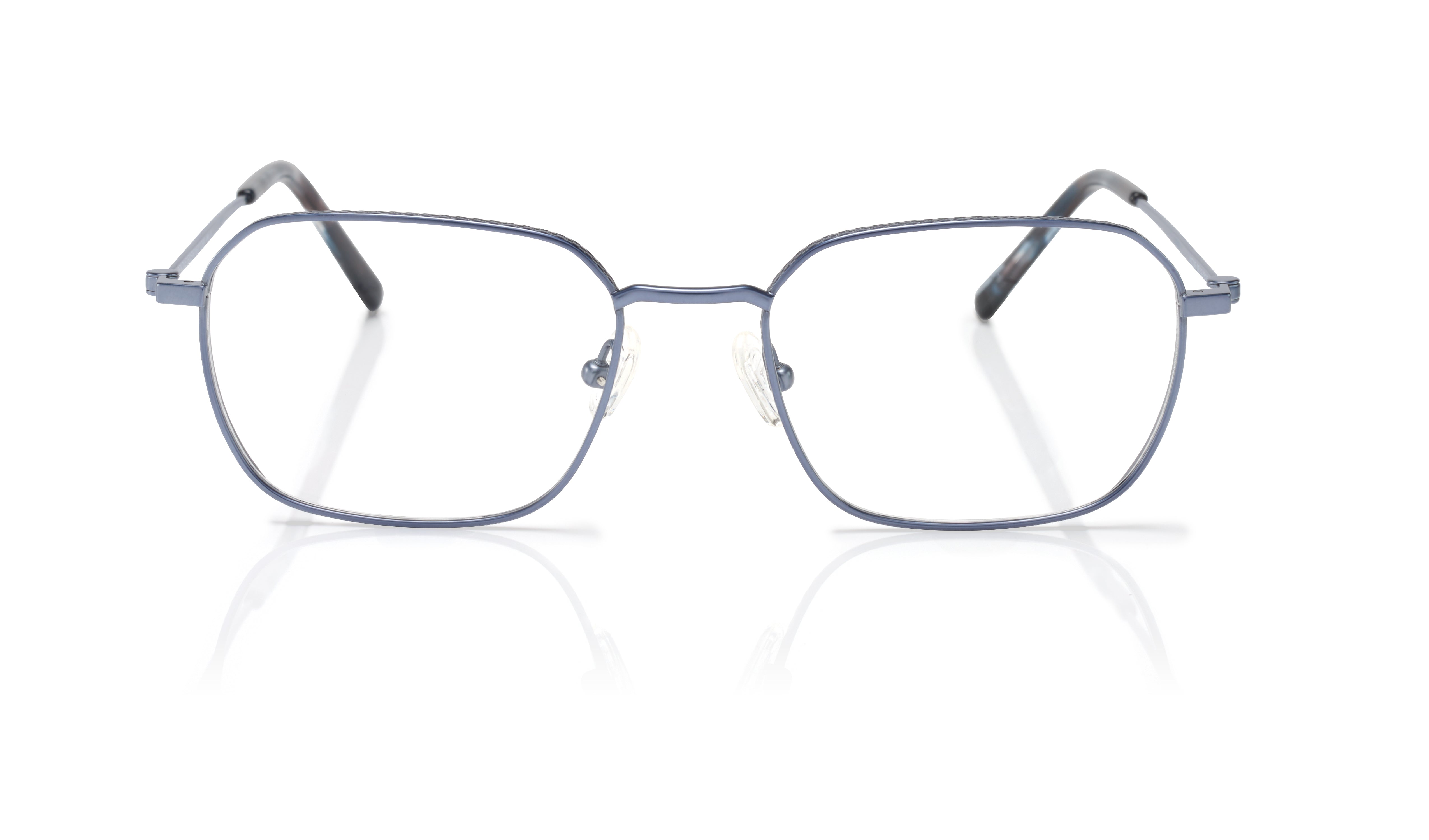 Victor titanium optical frame in MB, elevated metal blue finish